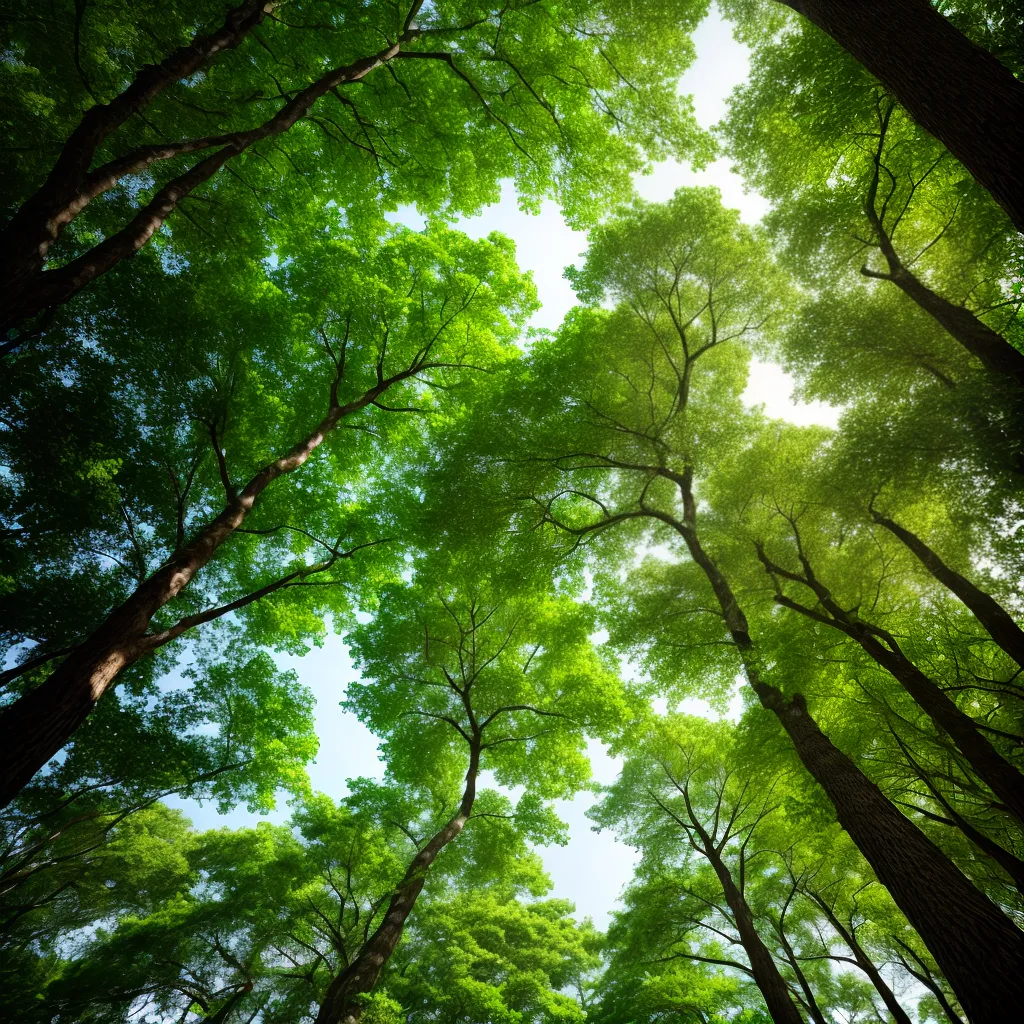 floresta verde vida selvagem ecossistema