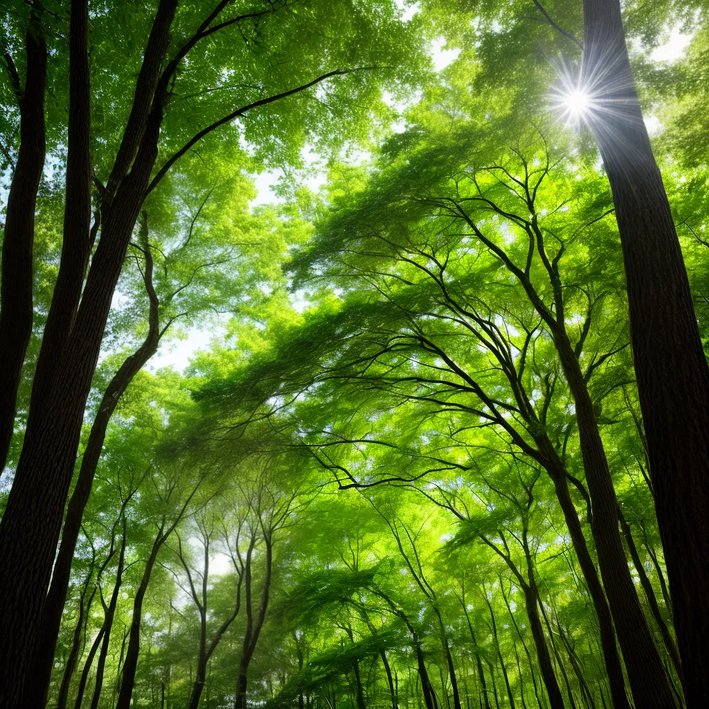 floresta verde vida selvagem