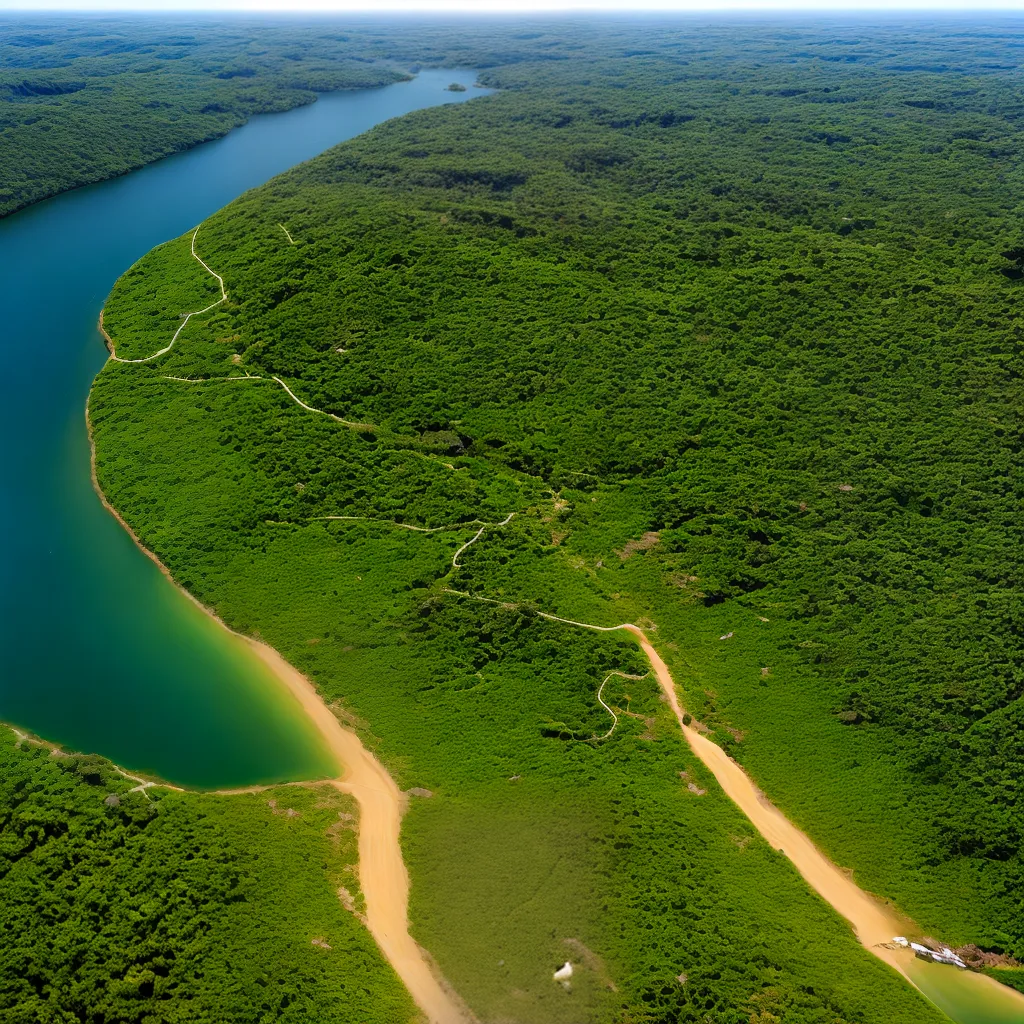 trilha bosque antigo raios sol