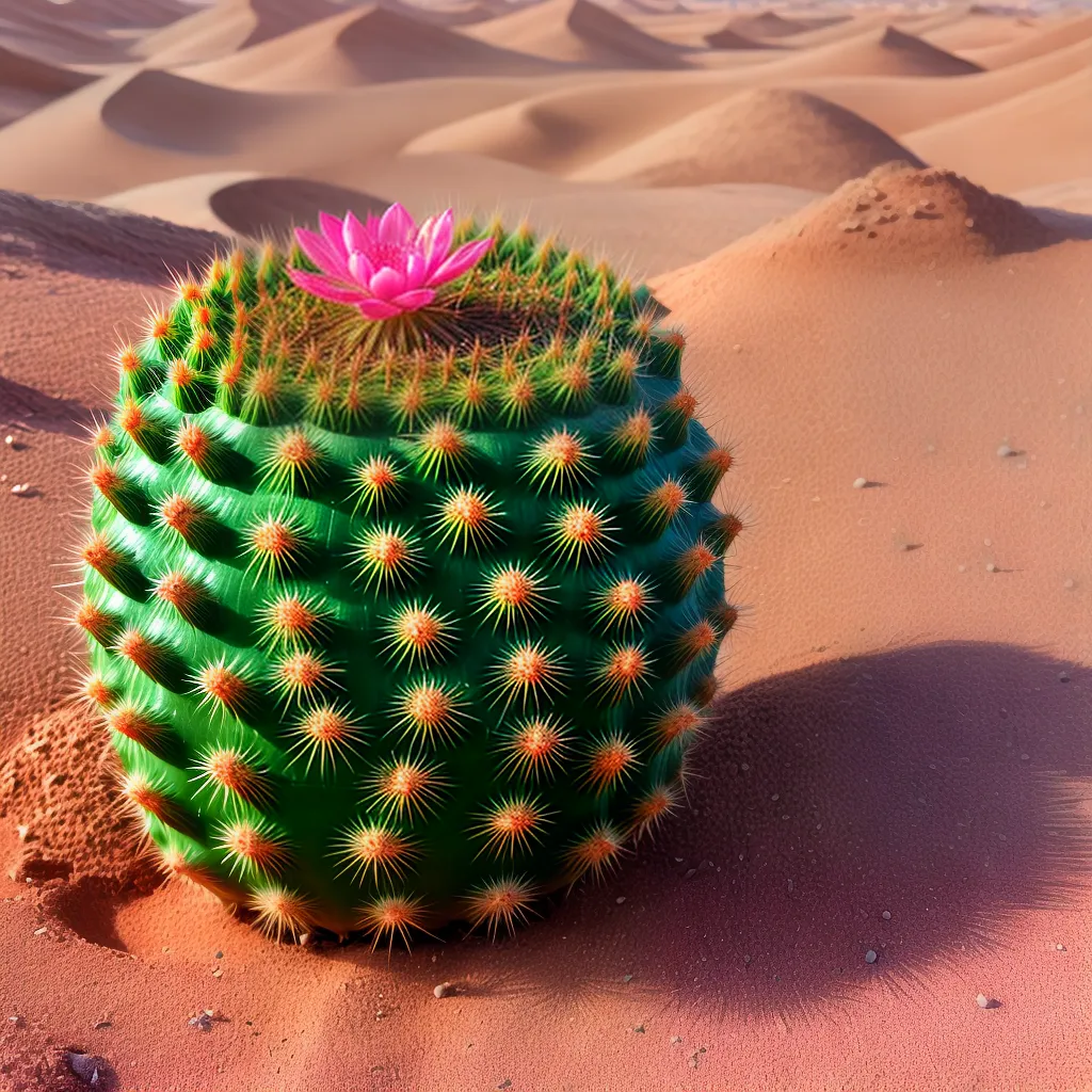 flor cacto rosa deserto 3