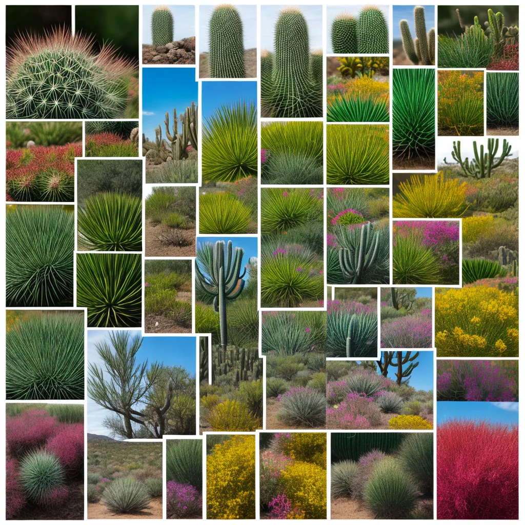 cactos diversidade especies coloridos