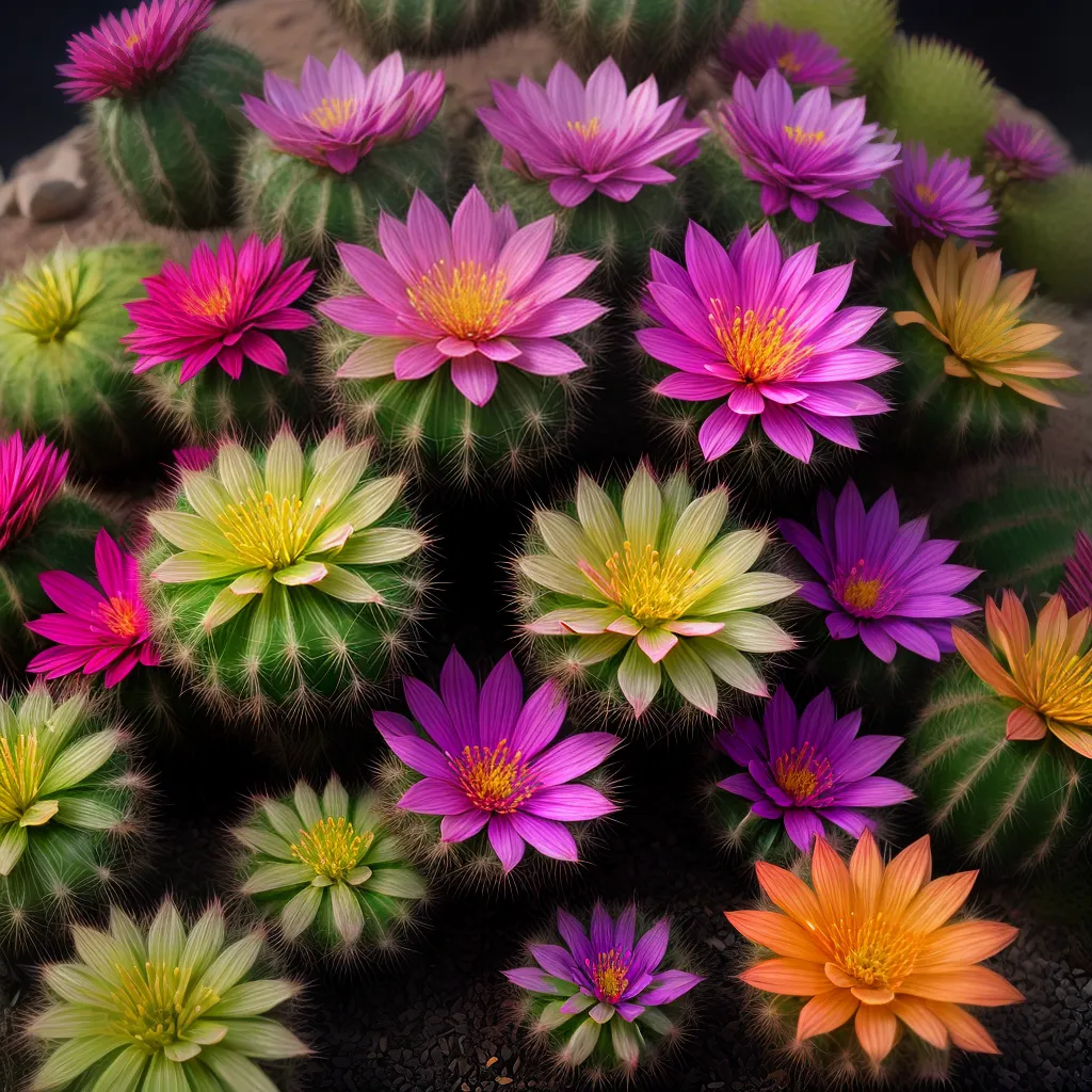 cacto noturno flores lua