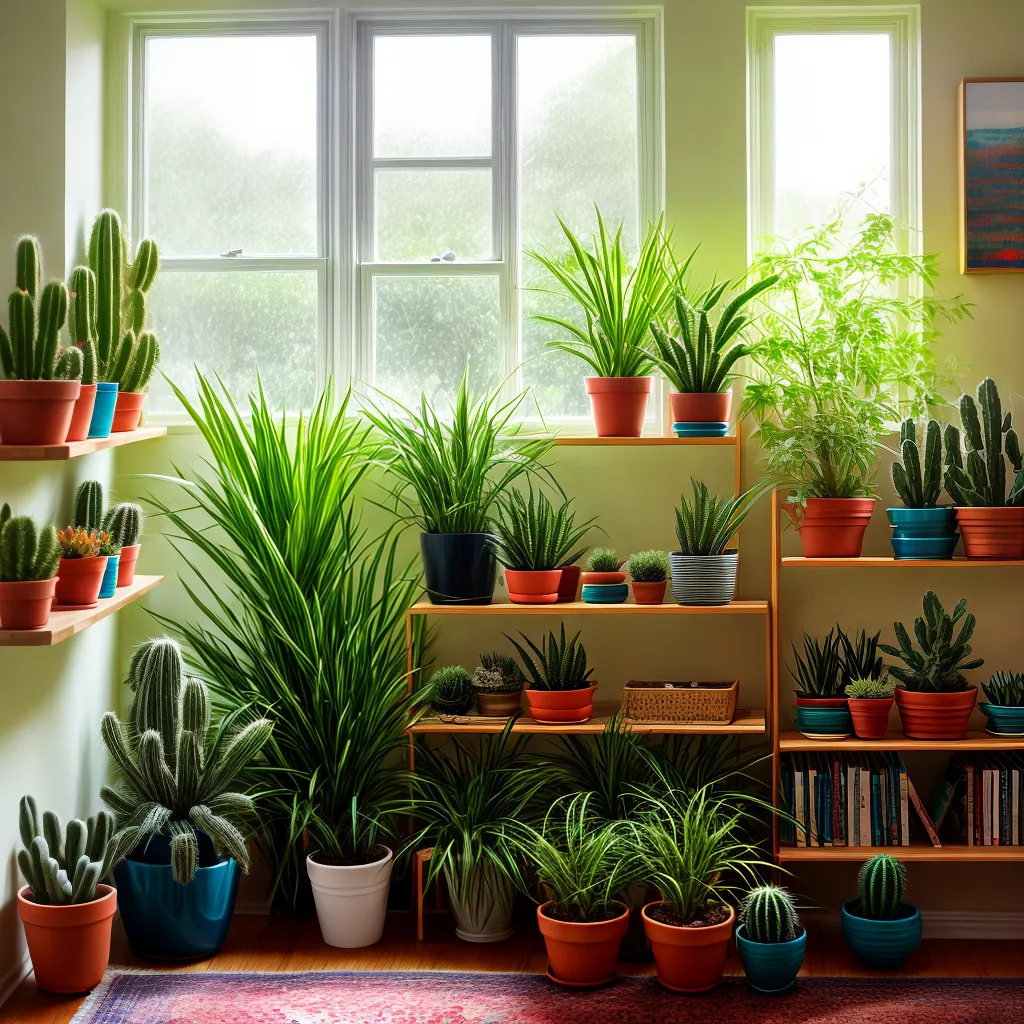 oasis interno cactos vibrante