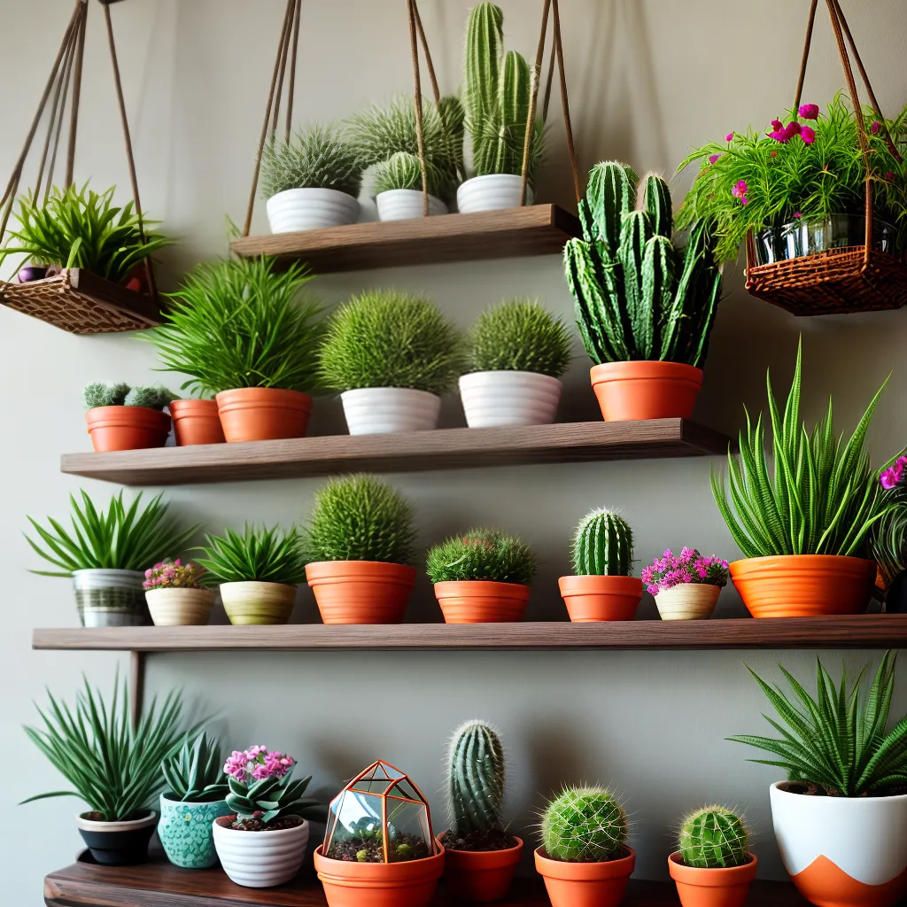 cactos exibicao criativa macrame terrario