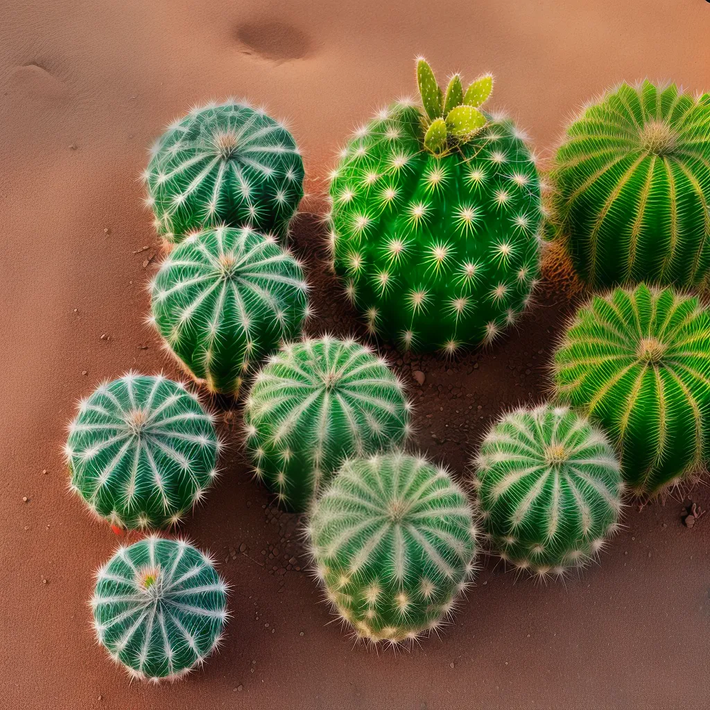 cacto verde espinhos deserto agua 1