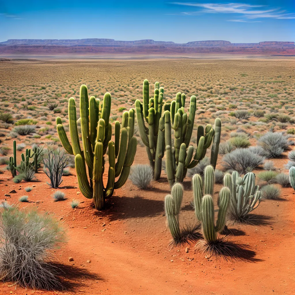 deserto cactos resilientes natureza