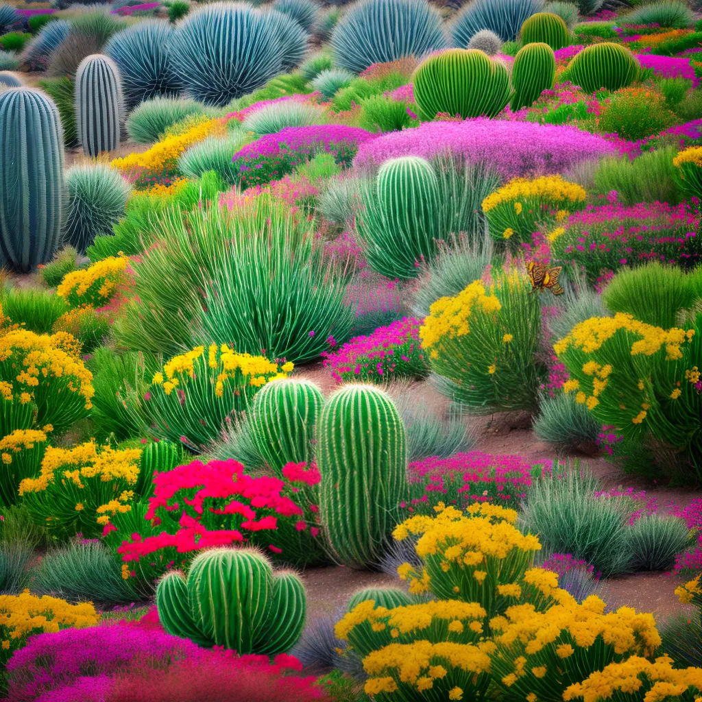deserto cactos polinizacao natureza