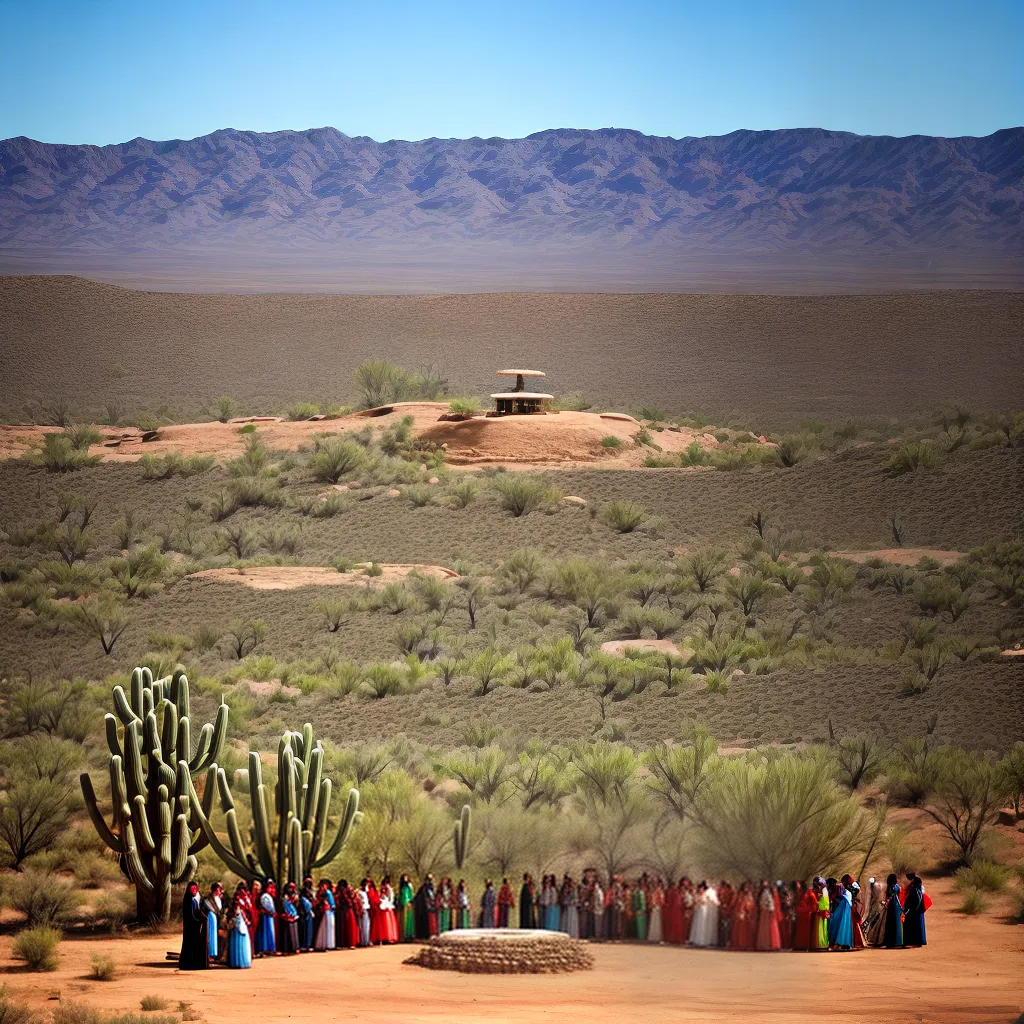 fogo sagrado indigenas deserto cacto