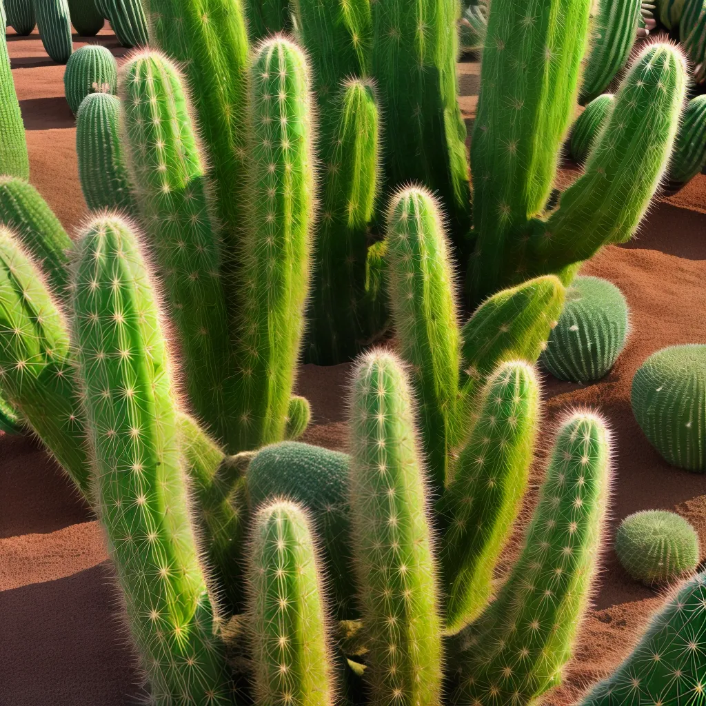 cacto verde deserto sol