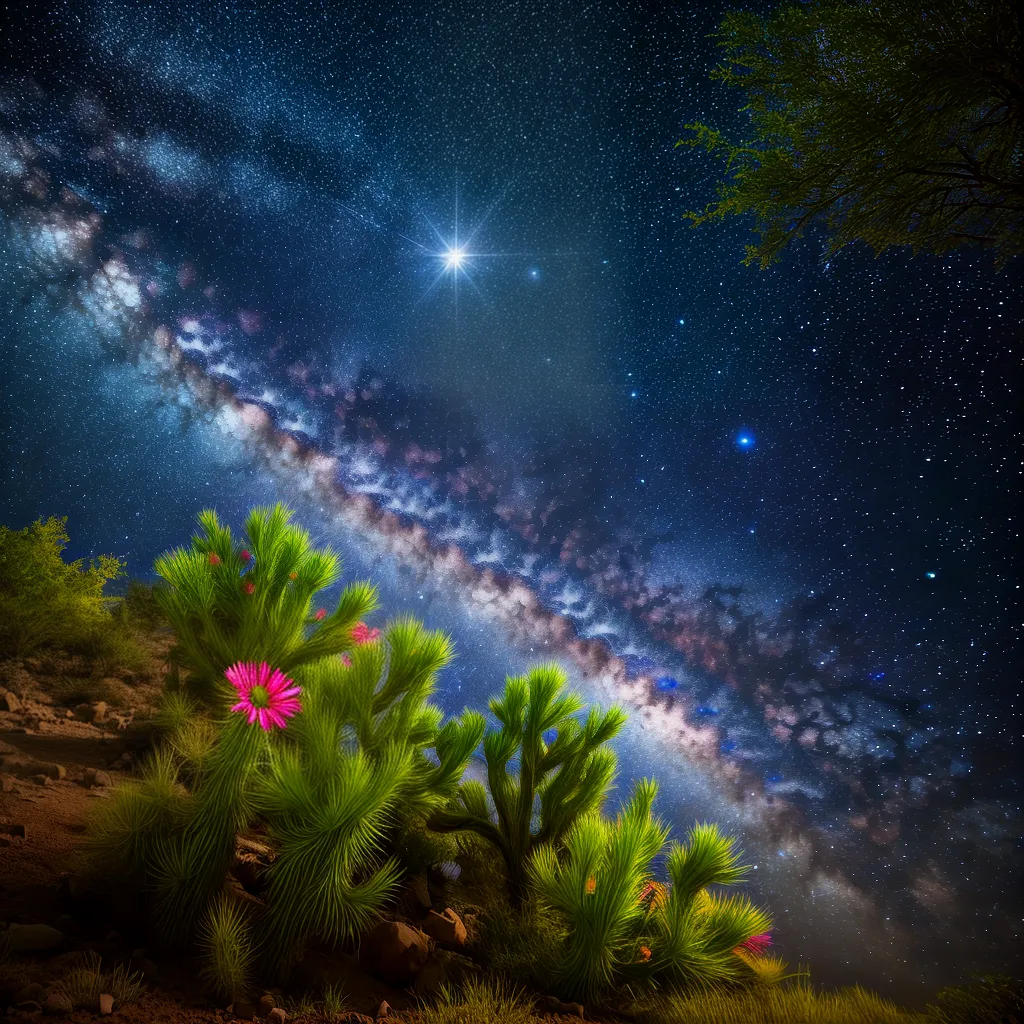 cactos espaco estrelas nasa