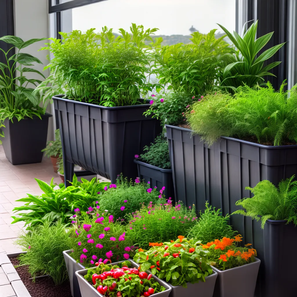 jardim interno verde compostagem apartamento