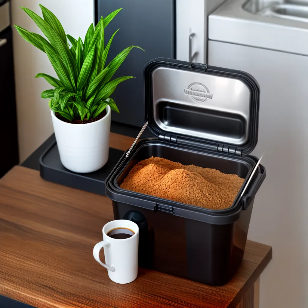composteira organica cozinha plantinha