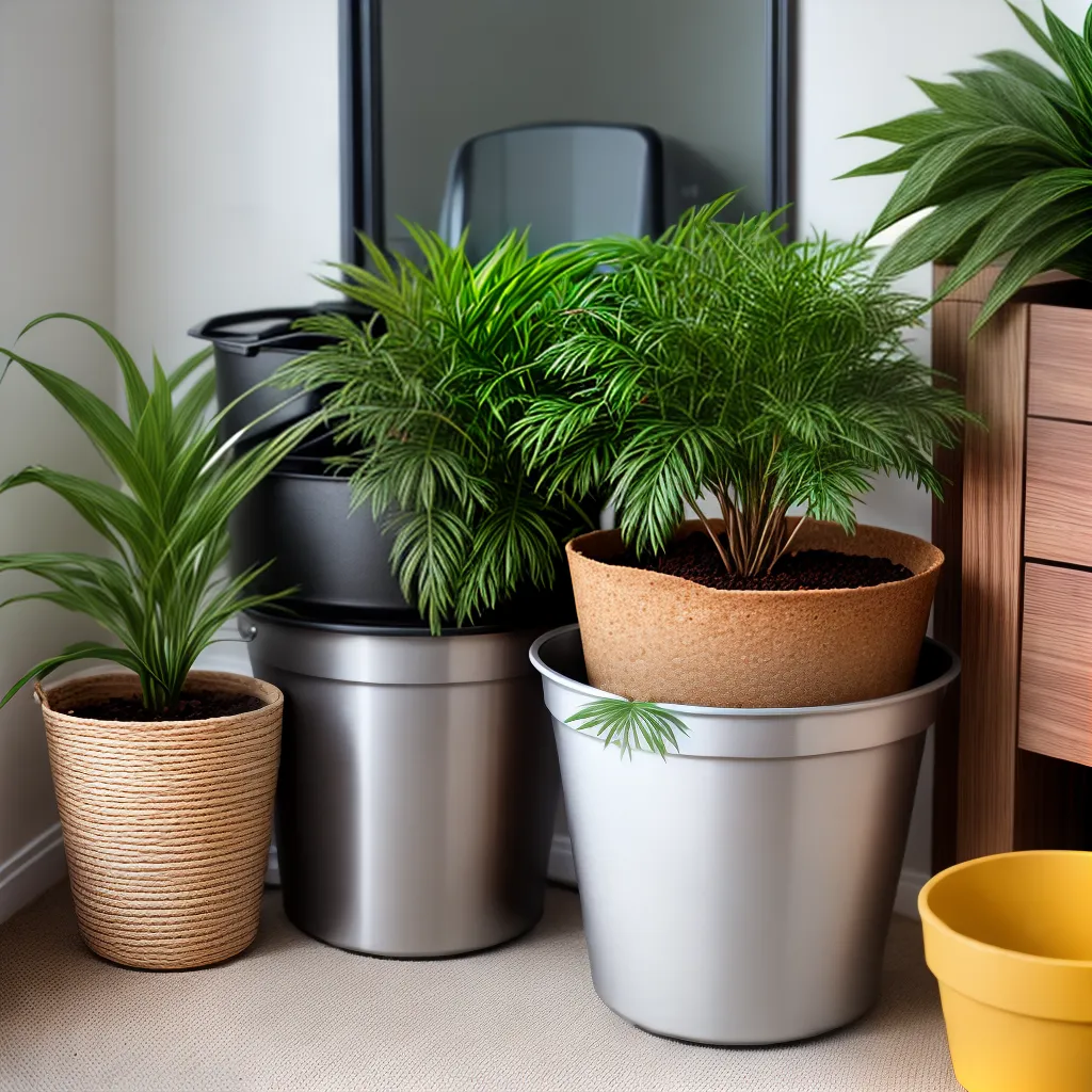 compostagem apartamento bin pot planta