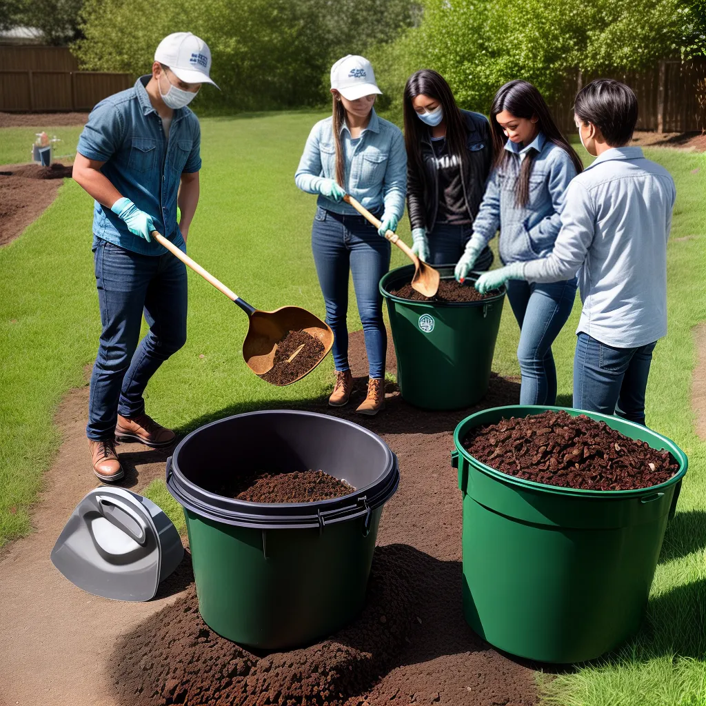 alunos compostagem escola ambiente