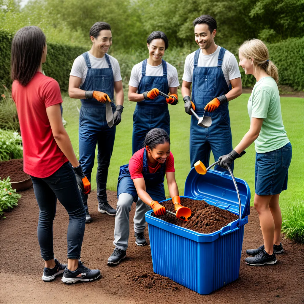 criancas jardim compostagem participacao