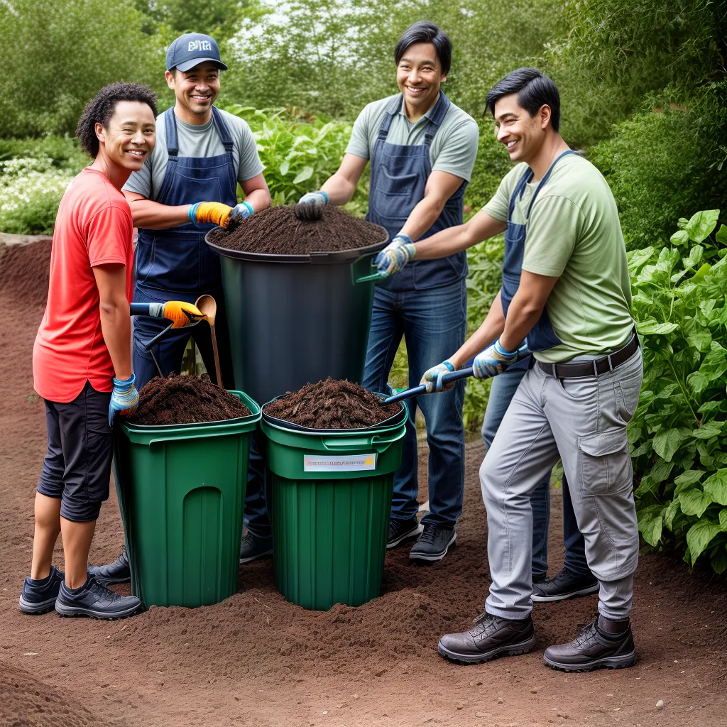 criancas jardinagem composteira sustentabilidade