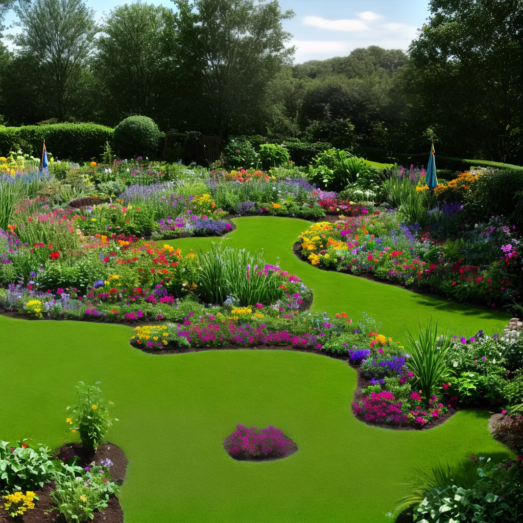 jardim verde composteira plantas flores