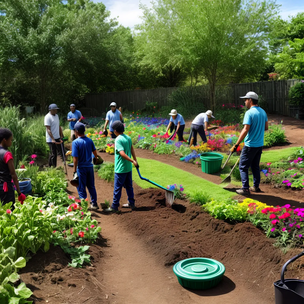 jardim comunitario compostagem diversidade