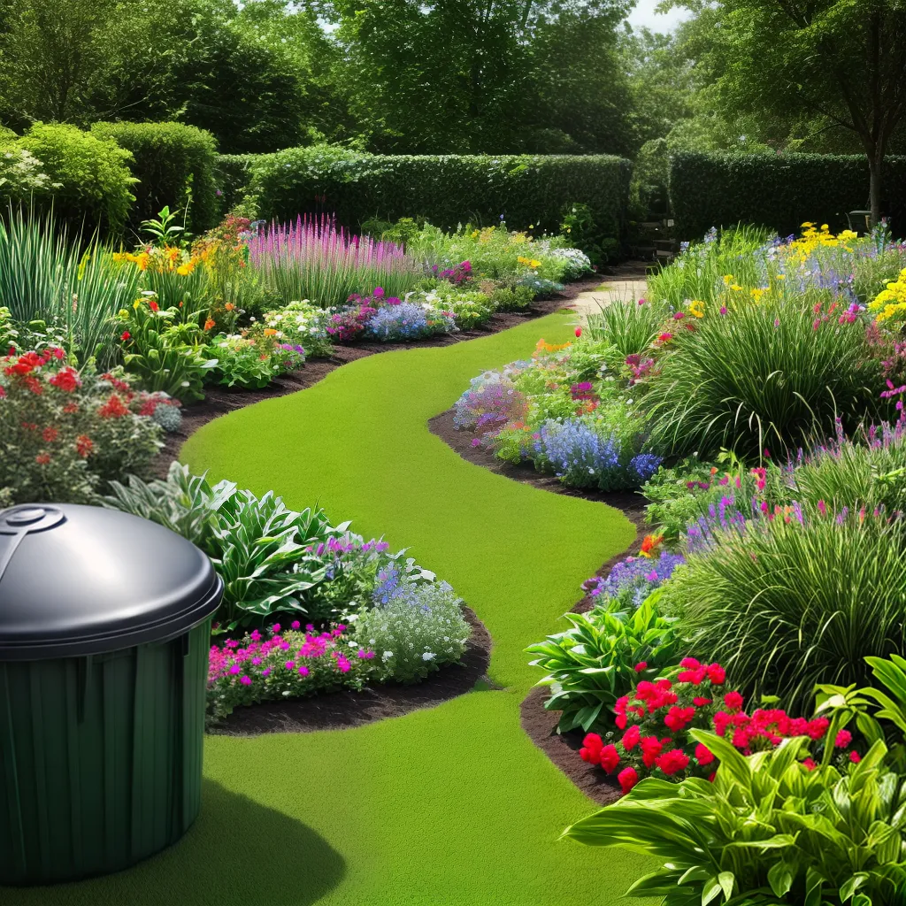 jardim vibrante compostagem sustentabilidade 1