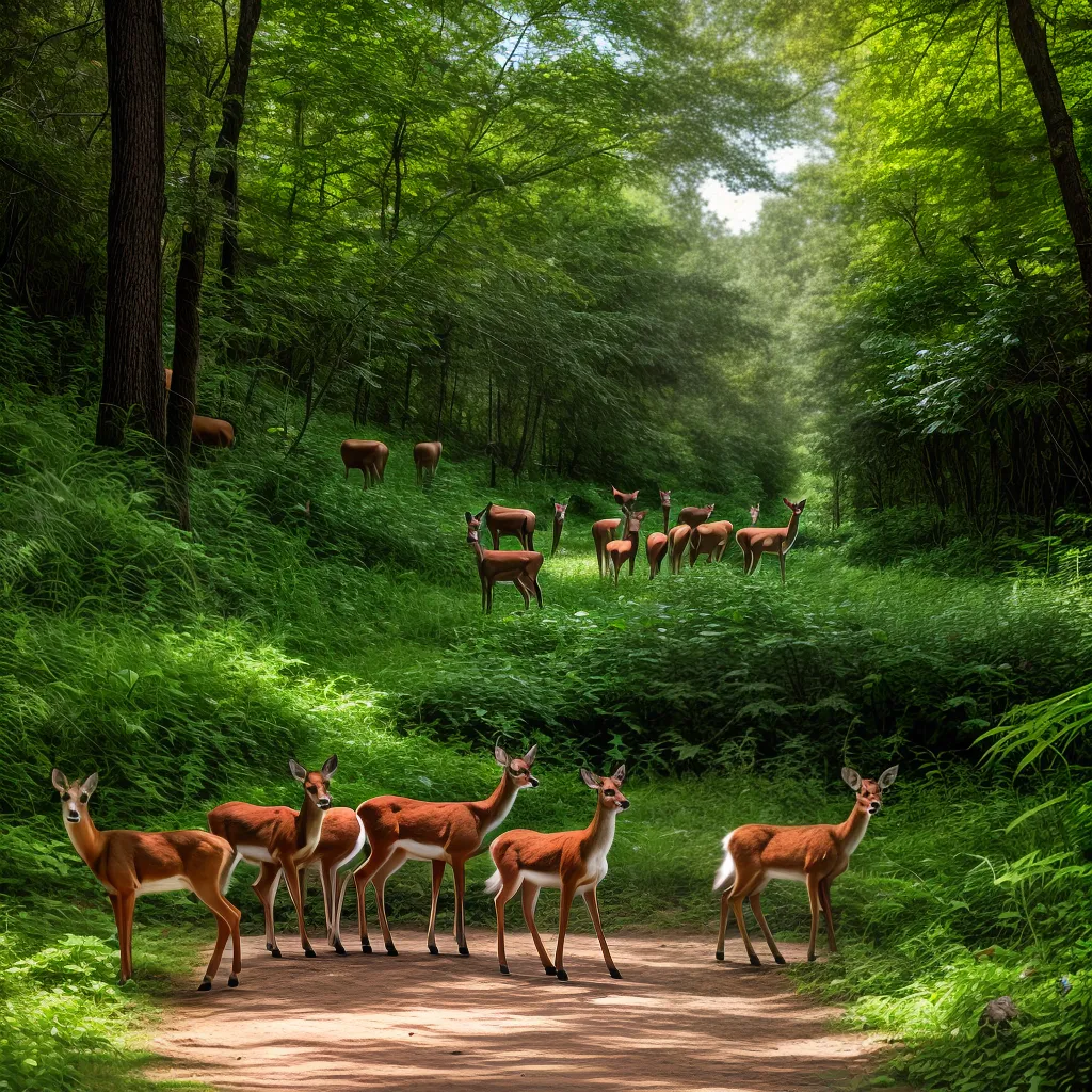 floresta animais deer compostagem biodiversidade