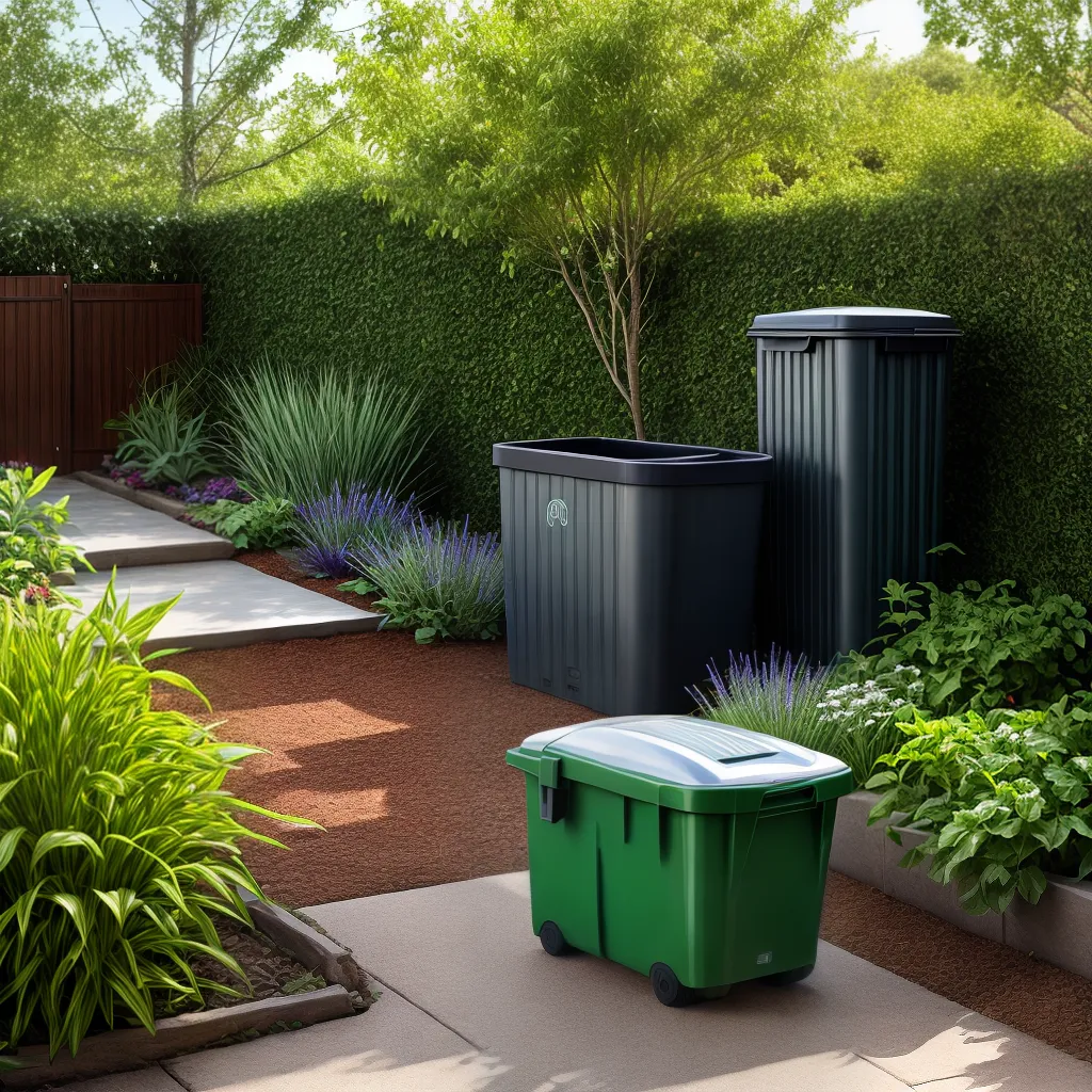 jardim verde composteira organico sustentavel 1