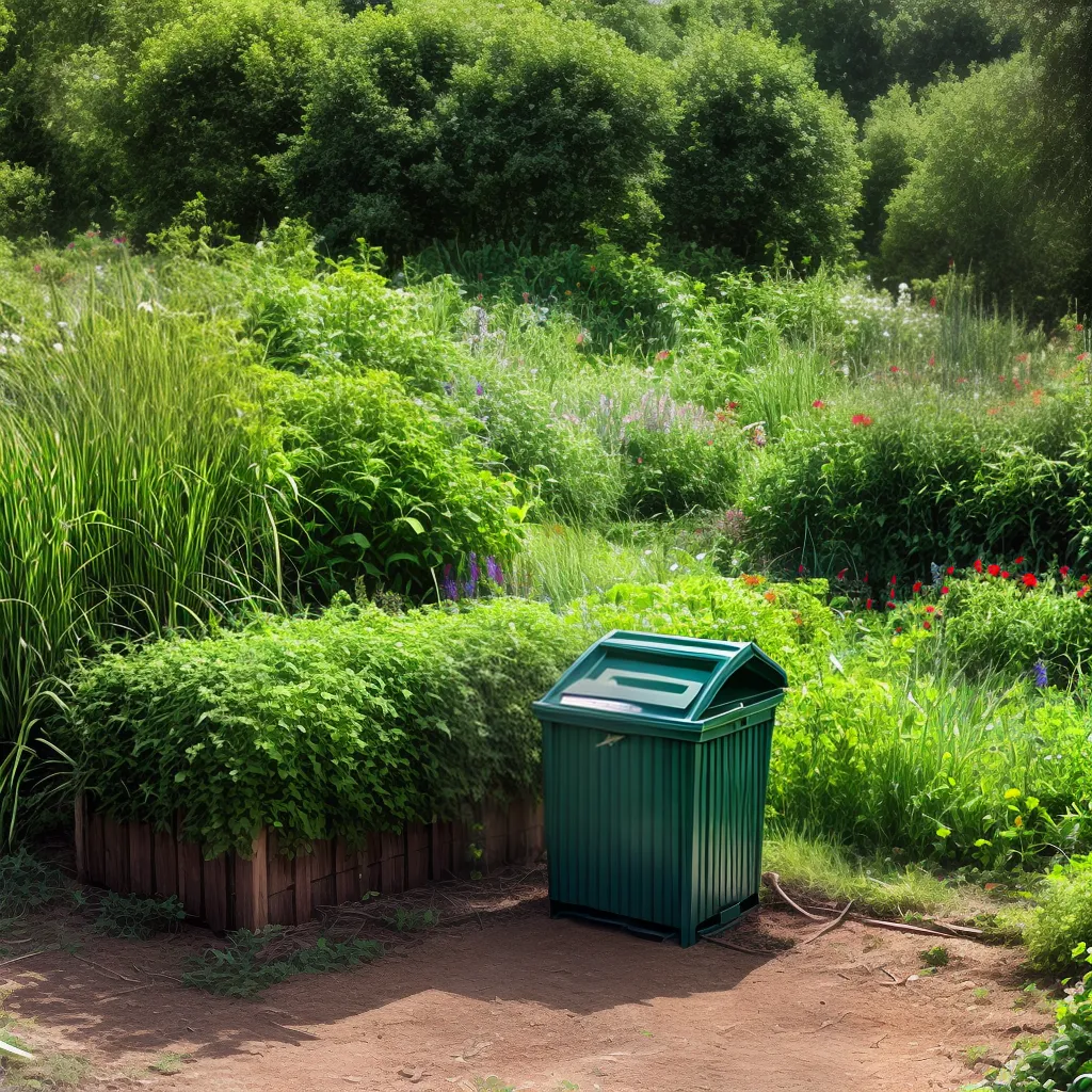 composteira organica plantas sustentabilidade