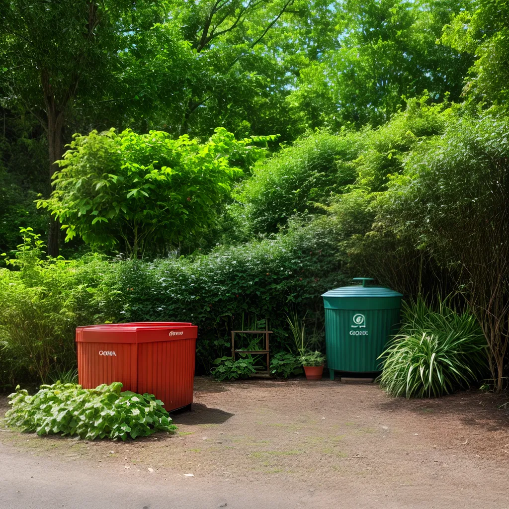 composteira plantas verdes sustentabilidade