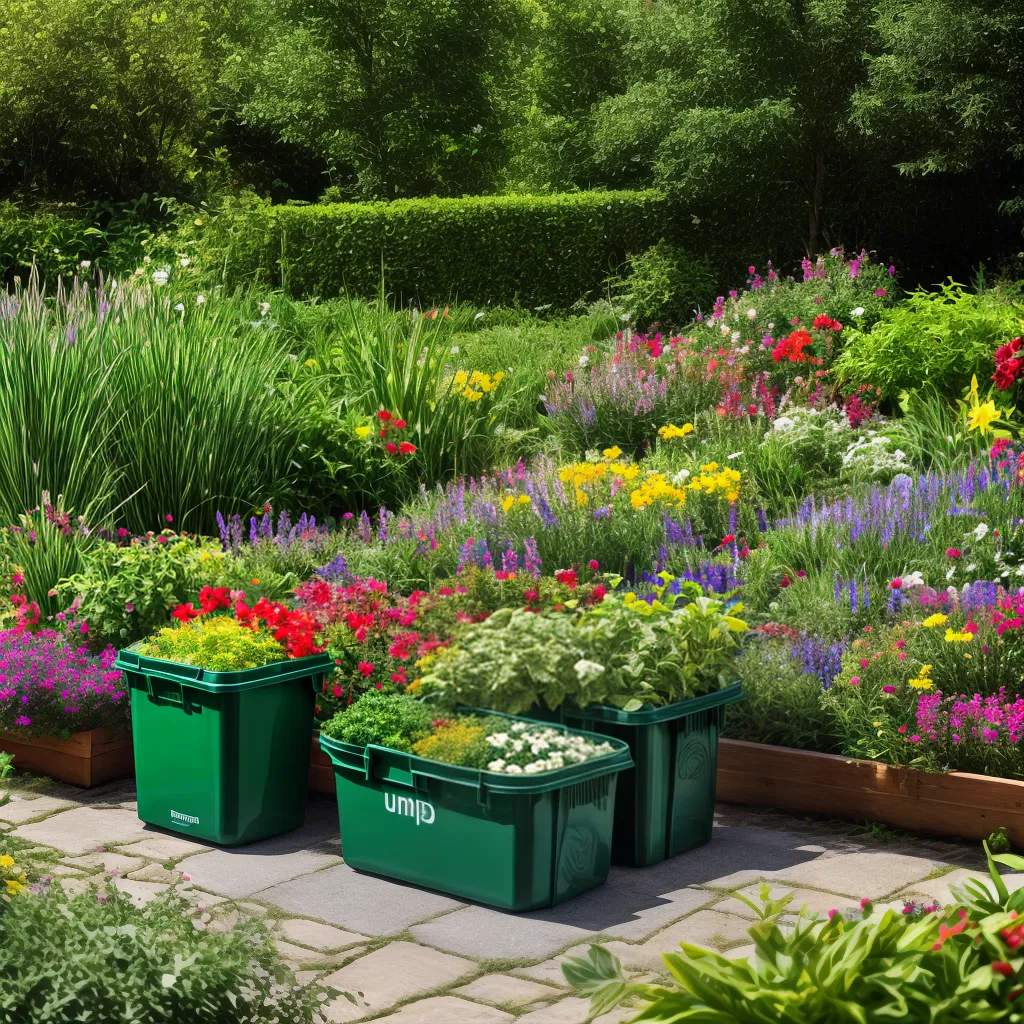 jardim colorido composteira sustentabilidade jardim colorido composteira sustentabilidade