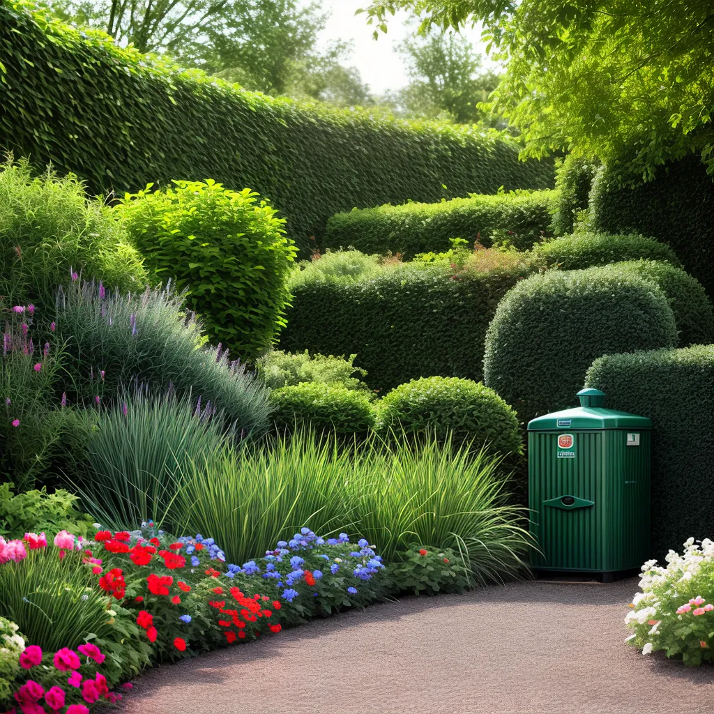 jardim verde composteira pessoa compostando jardim verde composteira pessoa compostando