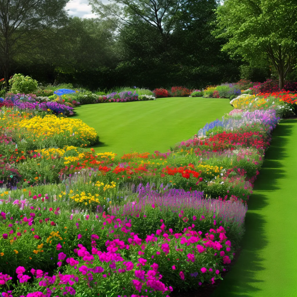 jardim colorido diversidade solo flores jardim colorido diversidade solo flores