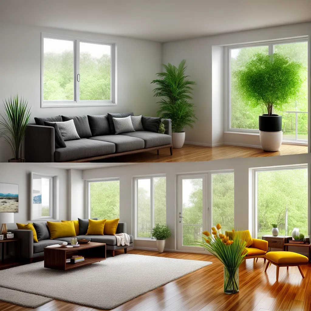 sala janelas flores feng shui