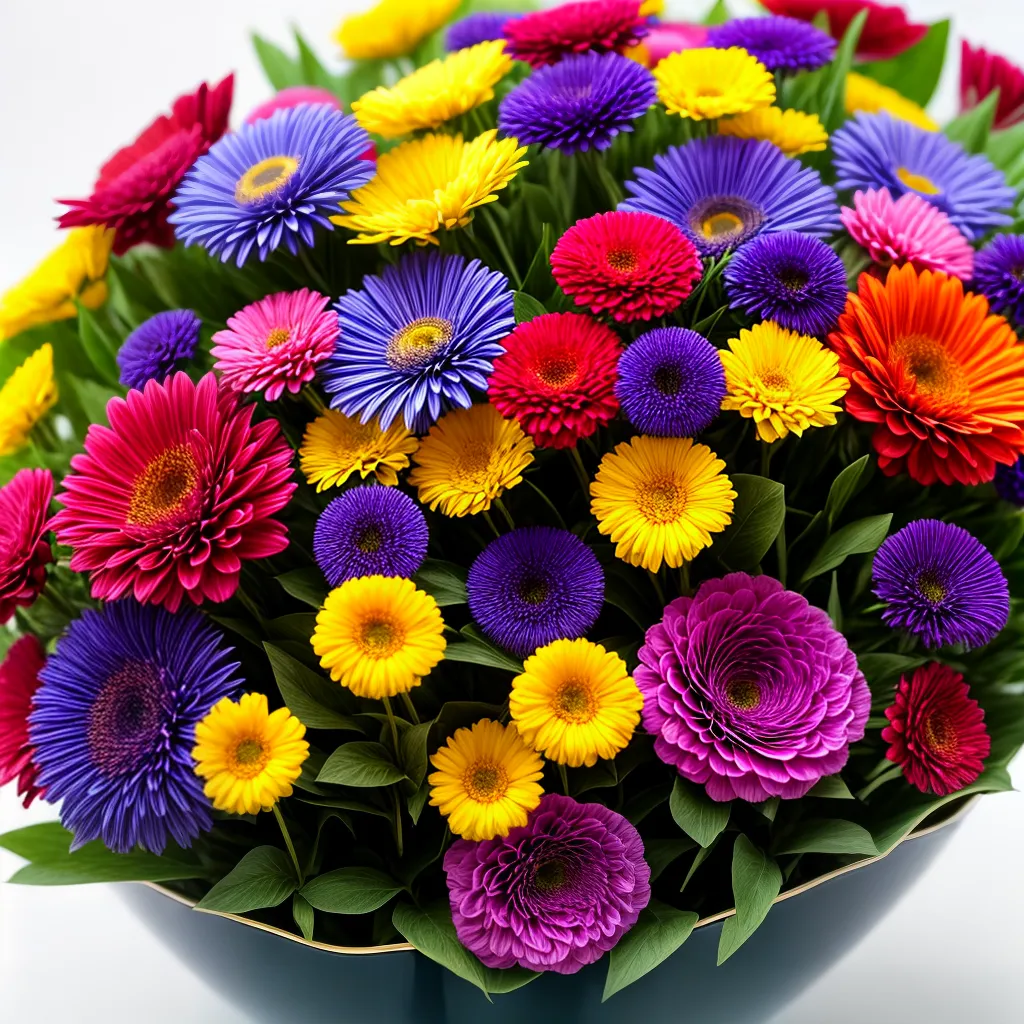 bouquet mensagens flores coloridas