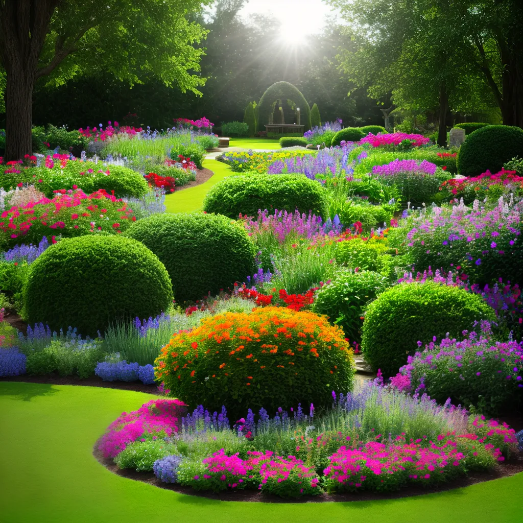 jardim flores diversidade natureza