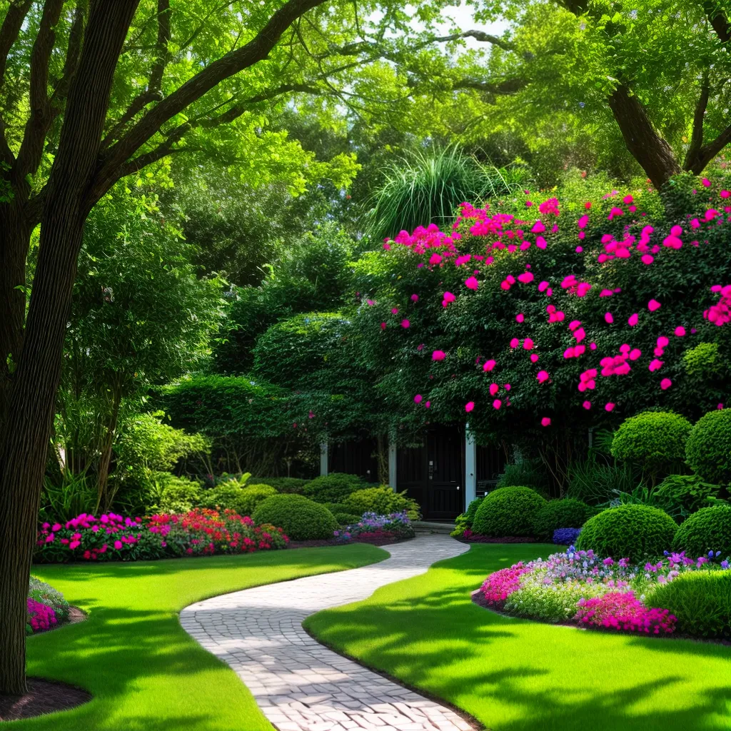 jardim flores sombra diversidade