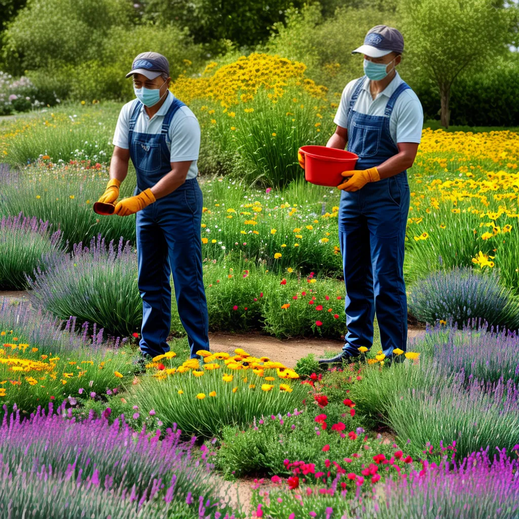 jardim colorido flores cuidado alergias