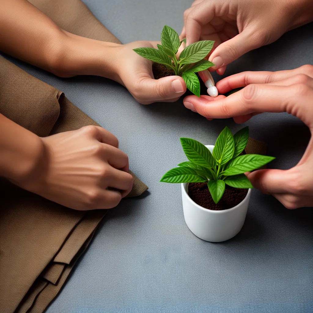 maos propagando planta nova vida maos propagando planta nova vida