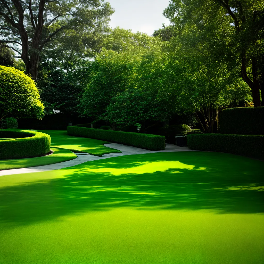 gramado verde vibrante jardineiro fertilizante