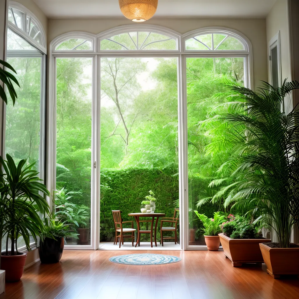 sala jardim verde feng shui