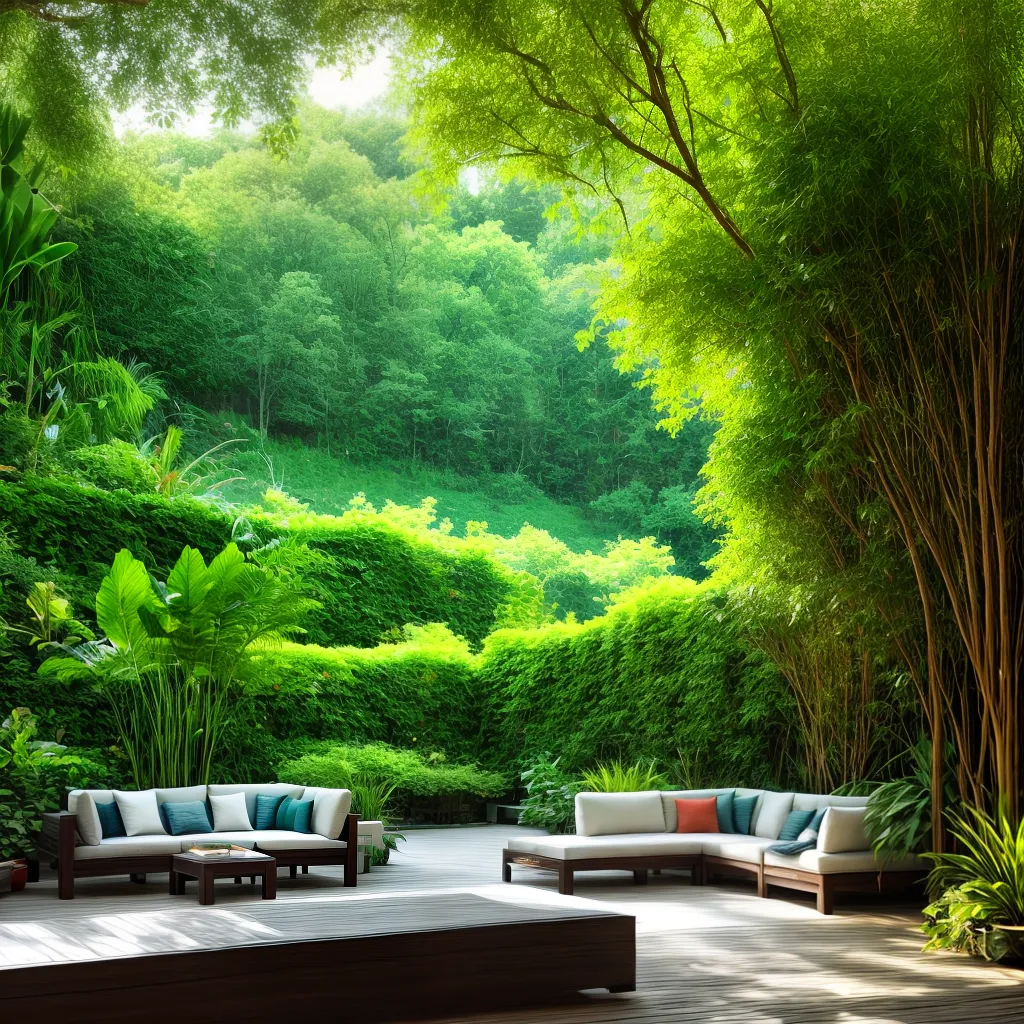 sala verde janelas plantas harmonia