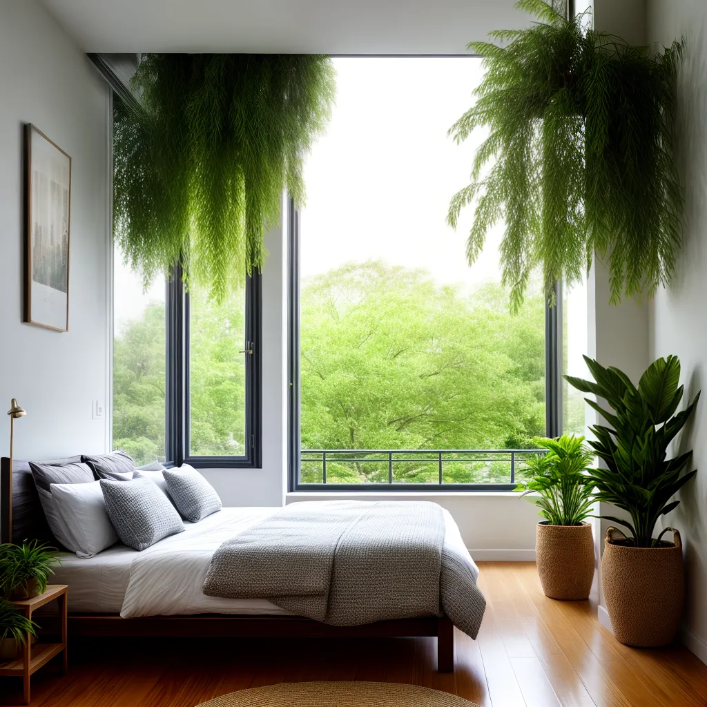 quarto jardim verde natureza sono