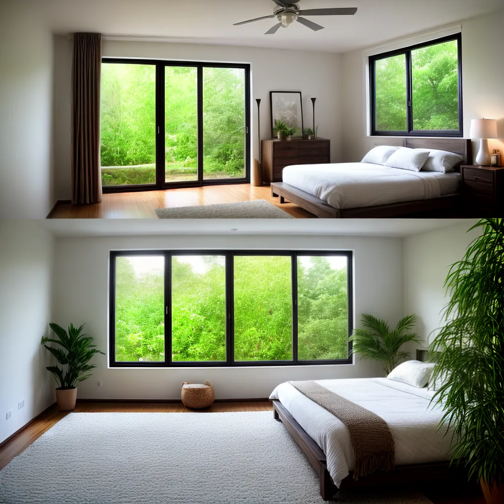 quarto jardim verde plantas ambiente