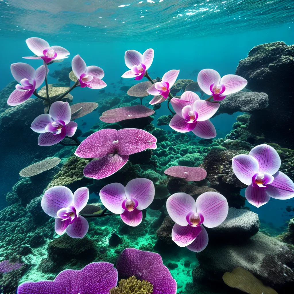 orquideas aquaticas cristal agua 1