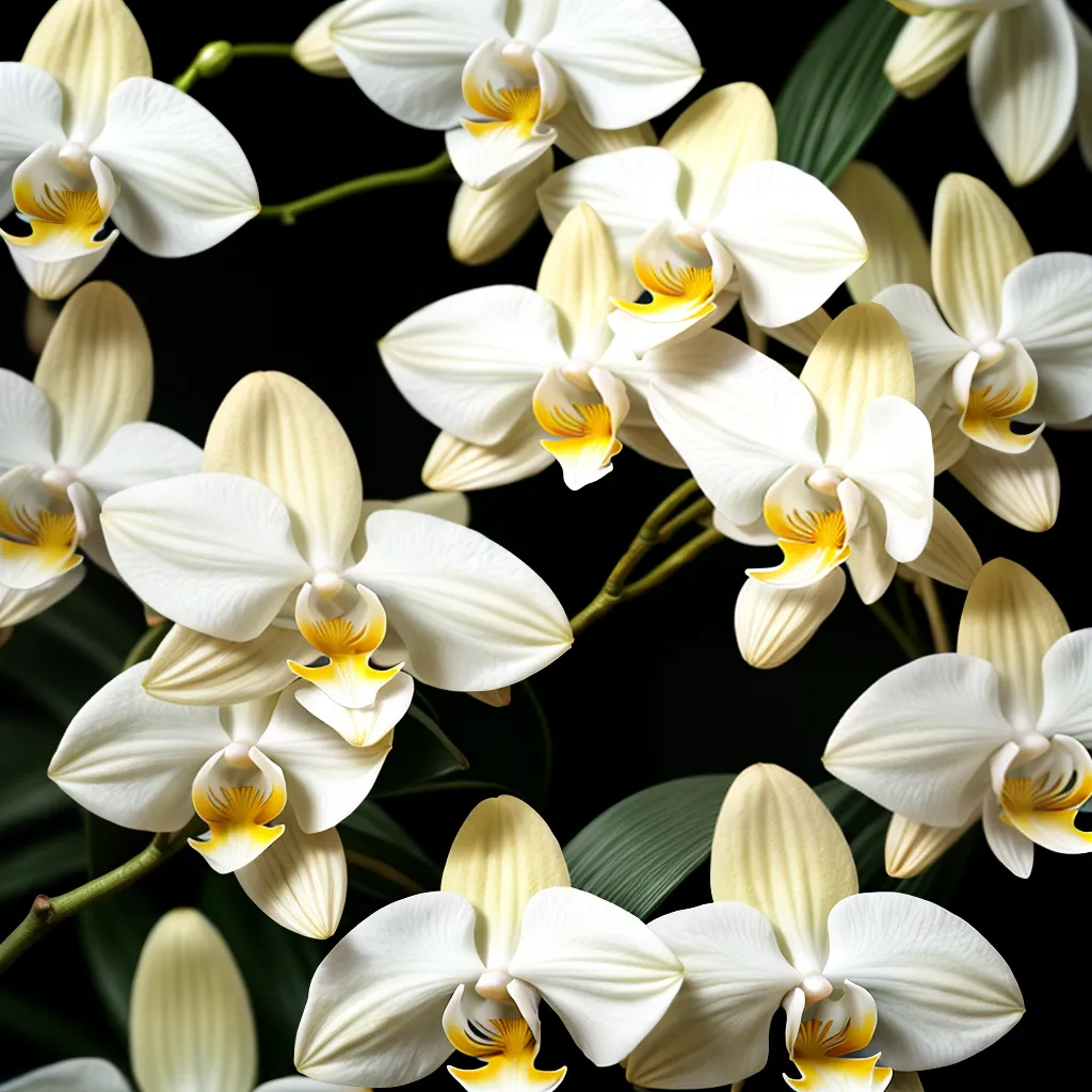 orquidea vanilla planifolia flor pod orquidea vanilla planifolia flor pod