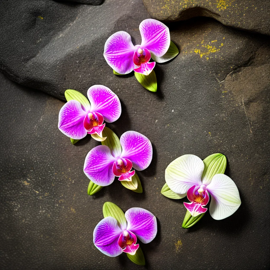 orquidea resiliente terreno rochoso