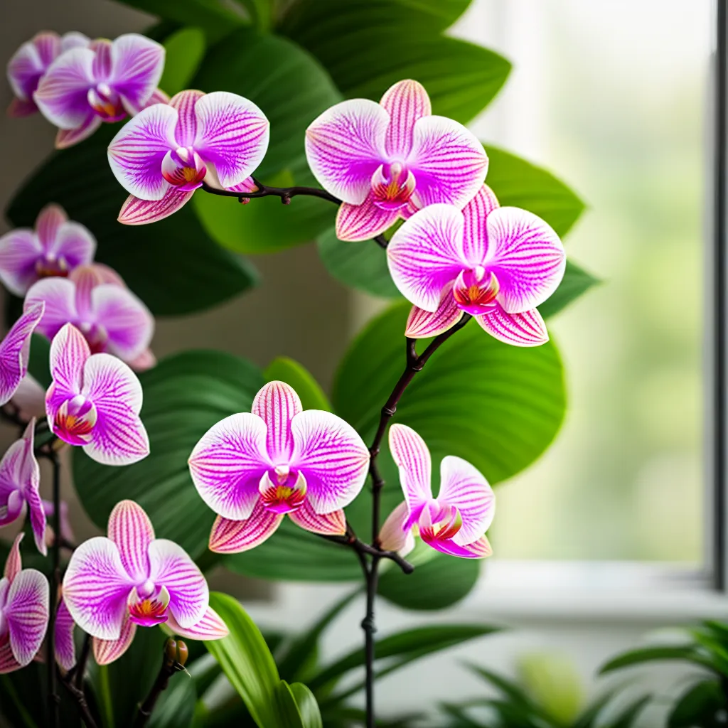 orquideas raras janela sol flores