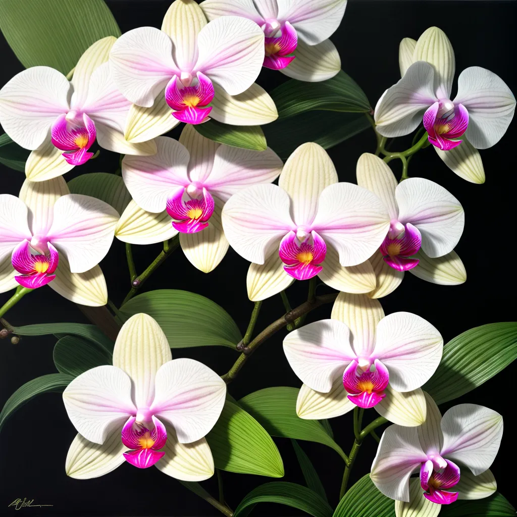influencia encantadora orquideas arte