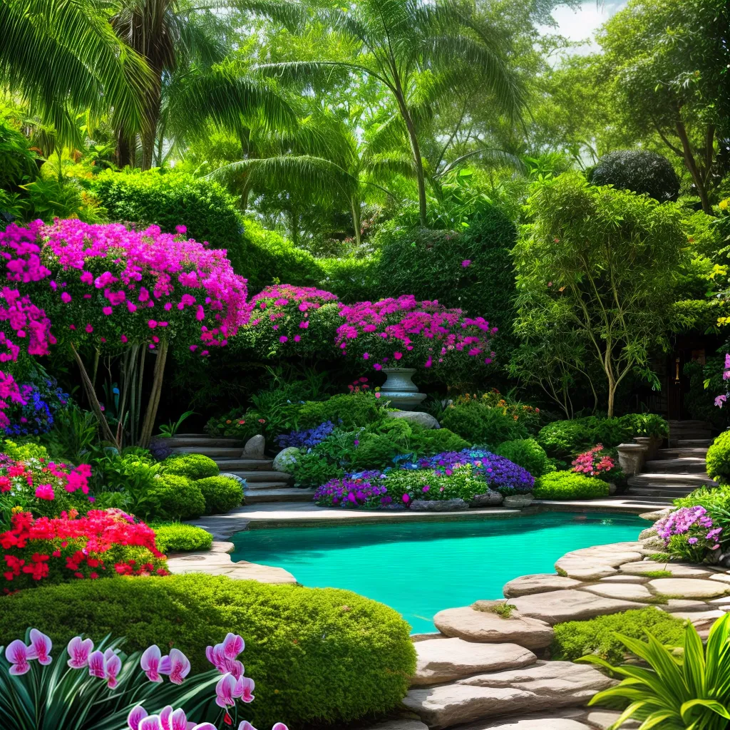 jardim paraiso orquideas coloridas