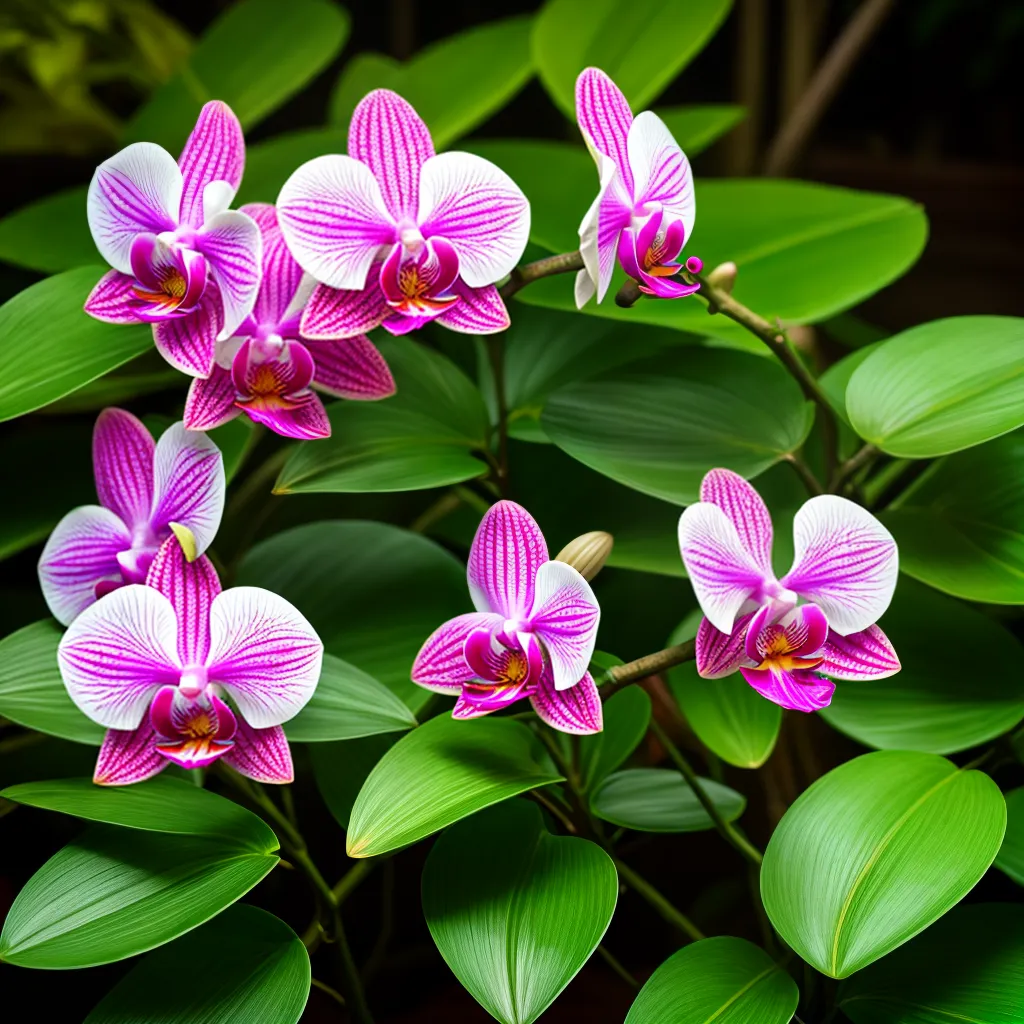orquidea jardim vibrante petala cuidado