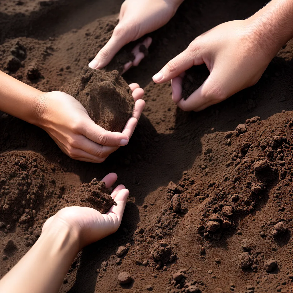maos plantando seedling organico maos plantando seedling organico