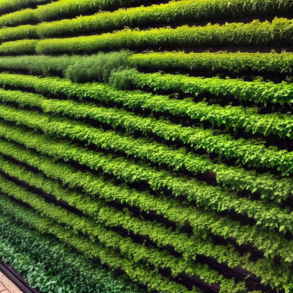 horta vertical verdejante variedades vegetais